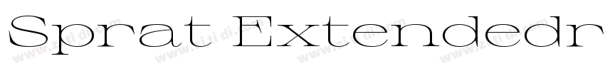 Sprat Extendedregula字体转换